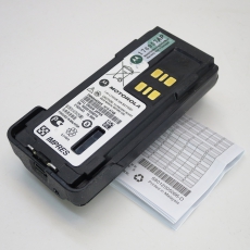 Motorola XIRP6600, P6620, P8668i對講機標準鋰離子IMPRES Li-Ion 2450mAh  IP68 電池原材料生產:中國, 生產包裝:馬來西亞